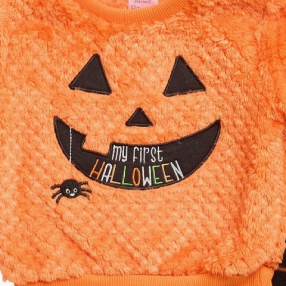 BABY STARTERS My First Halloween Quilted Minky Outfit Set, 24M, NWT 🎃 - Picture 2 of 3